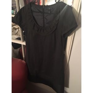 Charcoal ruffle dress